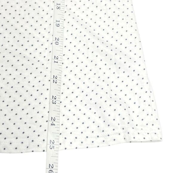 Elle White and Black Polka Dot Shirred Mesh Inlay Cami L0314 - Picture 6 of 7